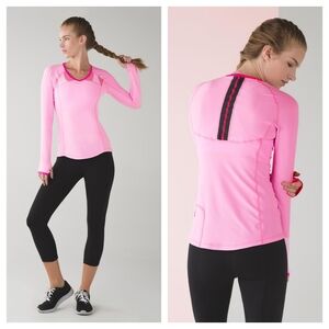 Lululemon Pace Pusher Long Sleve